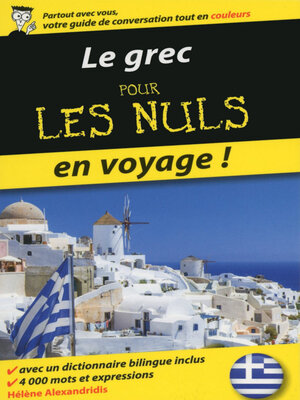 cover image of Le grec pour les Nuls en voyage